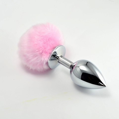 Pompon Metal Plug Large Pink Pompon Metal Plug Large Pink