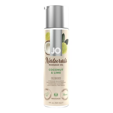 System JO - Naturals Massage Oil Coconut & Lime 120 ml System JO - Naturals Massage Oil Coconut & Lime 120 ml