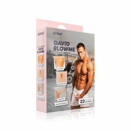AirDoll David Model 22 cm - Anatomiczna dmuchana figura męska