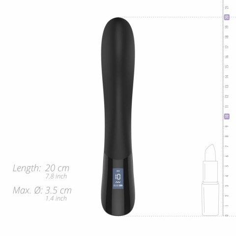 BLAQ Digital G-Spot - Wibrator z ekranem cyfrowym, czarny BLAQ Digital G-Spot - Wibrator z ekranem cyfrowym, czarny