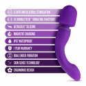 Blush Wellness Dual Sense Purpurowy Masażer Dwustronny, 2 Silniki