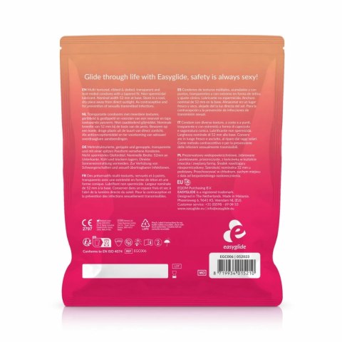 EasyGlide Ribs & Dots 40 szt. - prezerwatywy anatomiczne z teksturą EasyGlide Ribs & Dots 40 szt. - prezerwatywy anatomiczne z teksturą
