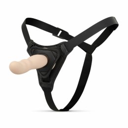 EasyToys Zestaw z uprzężą i modelem anatomicznym silikonowym czarny