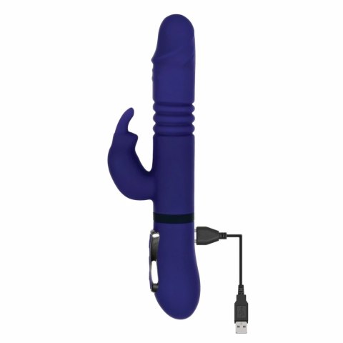 Evolved All in One Rabbit - wielofunkcyjny masażer Royal Blue, wodoodporny Evolved All in One Rabbit - wielofunkcyjny masażer Royal Blue, wodoodporny