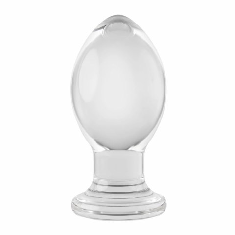 Evolved Crystal Ball Plug - korek anatomiczny z przyssawką, transparentny Evolved Crystal Ball Plug - korek anatomiczny z przyssawką, transparentny