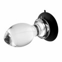 Evolved Crystal Ball Plug - korek anatomiczny z przyssawką, transparentny