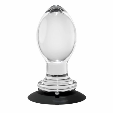 Evolved Crystal Ball Plug - korek anatomiczny z przyssawką, transparentny Evolved Crystal Ball Plug - korek anatomiczny z przyssawką, transparentny