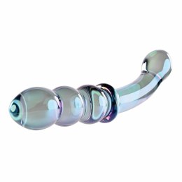 Evolved Shiny Wand Galaxy - szklany masażer anatomiczny, opalizujący
