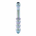 Evolved Shiny Wand Galaxy - szklany masażer anatomiczny, opalizujący