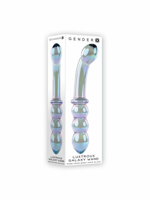 Evolved Shiny Wand Galaxy - szklany masażer anatomiczny, opalizujący Evolved Shiny Wand Galaxy - szklany masażer anatomiczny, opalizujący