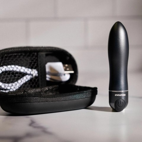 Evolved Travel Gasm Bullet Black - kompaktowy model aluminiowy z etui Evolved Travel Gasm Bullet Black - kompaktowy model aluminiowy z etui