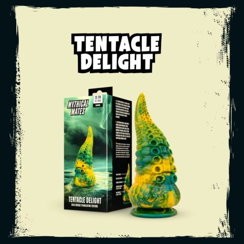 Mythical Mates Tentacle Delight Green & Yellow - model anatomiczny 22 cm Mythical Mates Tentacle Delight Green & Yellow - model anatomiczny 22 cm