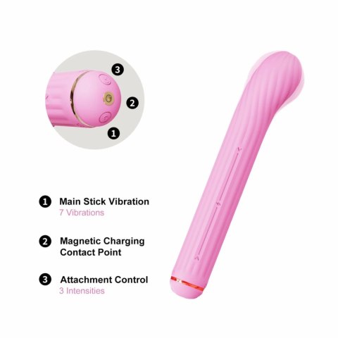 OTOUCH Magic Stick S1 Pink - Wielofunkcyjne urządzenie do masażu 4w1 OTOUCH Magic Stick S1 Pink - Wielofunkcyjne urządzenie do masażu 4w1