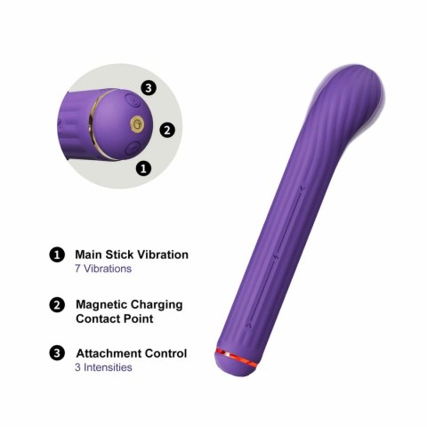 OTOUCH Magic Stick S1 fioletowy - wielofunkcyjny system intymny 4w1 OTOUCH Magic Stick S1 fioletowy - wielofunkcyjny system intymny 4w1