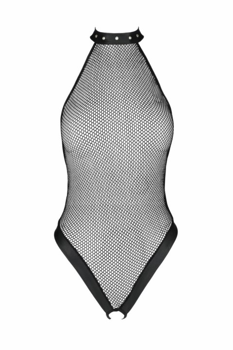 Passion Moonlight Body Black - Model z Ozdobnymi Koronkami i Zapięciami Passion Moonlight Body Black - Model z Ozdobnymi Koronkami i Zapięciami