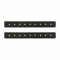 Rosy Gold Body Harness Black - Regulowany pas z ekoskory z pierścieniem