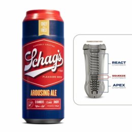 Schag's Arousing Ale Frosted - Kompaktowa maszyna intymna z regulacją ciśnienia