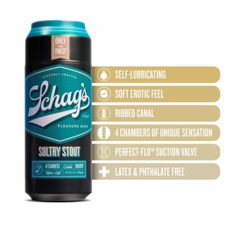 Schag's Sultry Stout Frosted - wielokomorowa maszyna intymna z systemem PerfectFlo™ Schag's Sultry Stout Frosted - wielokomorowa maszyna intymna z systemem PerfectFlo™