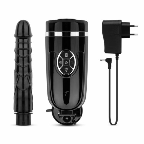 Teazers Thrusting Silicone - Model z Funkcją Wibracji i Ruchu, Czarny Teazers Thrusting Silicone - Model z Funkcją Wibracji i Ruchu, Czarny