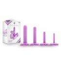 Blush Wellness Zestaw Anatomicznych Rozszerzaczy Silikonowych Fioletowych 4szt