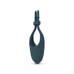 Boners Regulowany Pierścień Wibrujący Niebieski - USB, Silikon, Uniwersalny