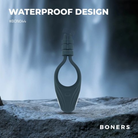 Boners Regulowany Pierścień Wibrujący Niebieski - USB, Silikon, Uniwersalny Boners Regulowany Pierścień Wibrujący Niebieski - USB, Silikon, Uniwersalny