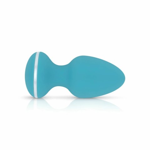 Cala Azul Blanca - Biały wibrujący korek analny, wodoodporny, USB Cala Azul Blanca - Biały wibrujący korek analny, wodoodporny, USB