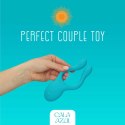 Cala Azul Dani - wielofunkcyjny silikonowy masażer intymny dla par, 10 trybow