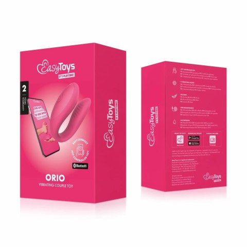 EasyConnect Orio - Wibrujący model dla par, sterowanie aplikacją, fioletowy EasyConnect Orio - Wibrujący model dla par, sterowanie aplikacją, fioletowy