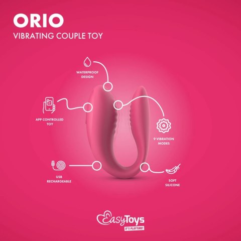 EasyConnect Orio - Wibrujący model dla par, sterowanie aplikacją, fioletowy EasyConnect Orio - Wibrujący model dla par, sterowanie aplikacją, fioletowy