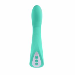 Evolved Come With Me model G-spot, turkusowy, silikonowy, wodoodporny