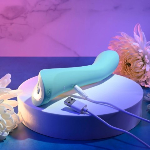 Evolved Come With Me model G-spot, turkusowy, silikonowy, wodoodporny Evolved Come With Me model G-spot, turkusowy, silikonowy, wodoodporny