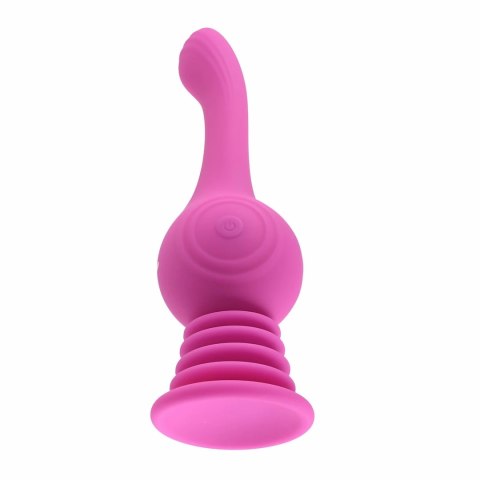 Evolved Gyro Vibe model z przyssawką rożowy silikon USB Evolved Gyro Vibe model z przyssawką rożowy silikon USB