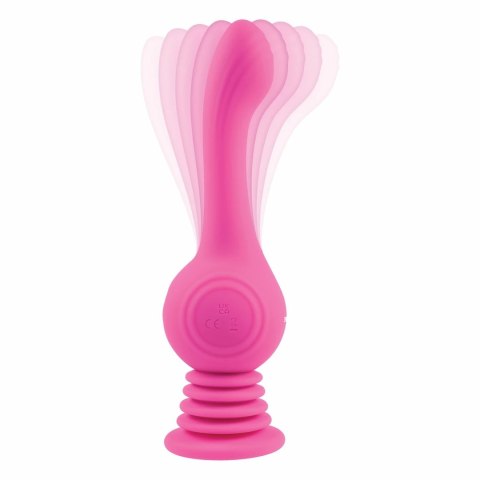 Evolved Gyro Vibe model z przyssawką rożowy silikon USB Evolved Gyro Vibe model z przyssawką rożowy silikon USB