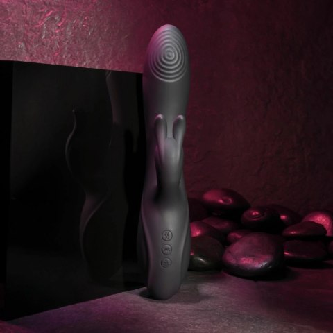 Evolved Rabbit Hole Black - wielofunkcyjny masażer z podwojnym silnikiem Evolved Rabbit Hole Black - wielofunkcyjny masażer z podwojnym silnikiem