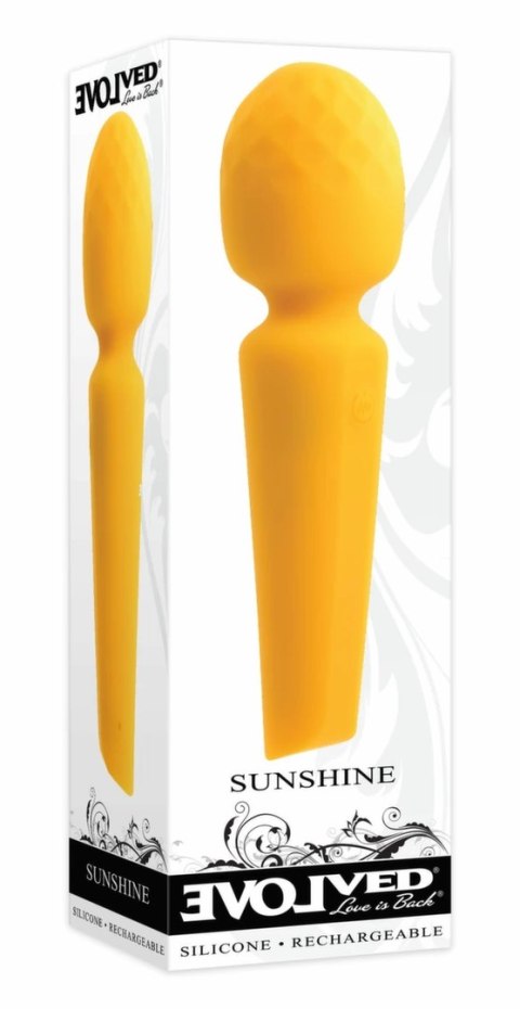 Evolved Sunshine Wand Model Orange - silikonowy masażer wodoodporny Evolved Sunshine Wand Model Orange - silikonowy masażer wodoodporny