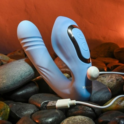 Evolved Tap and Thrust model Light Blue - dwusilnikowy system pulsacyjny Evolved Tap and Thrust model Light Blue - dwusilnikowy system pulsacyjny