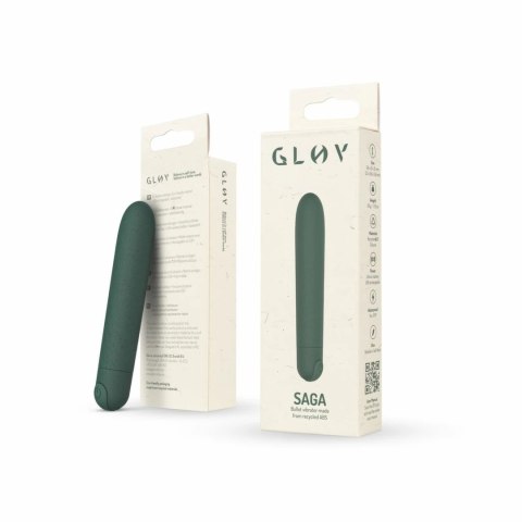 Glov Eco Bullet Green - ekologiczny miniwibrator, 10 trybow, USB Glov Eco Bullet Green - ekologiczny miniwibrator, 10 trybow, USB