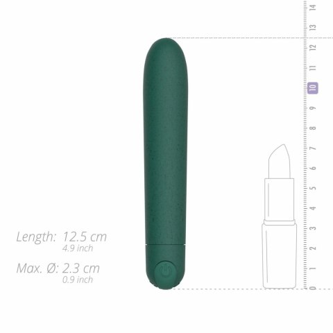 Glov Eco Bullet Green - ekologiczny miniwibrator, 10 trybow, USB Glov Eco Bullet Green - ekologiczny miniwibrator, 10 trybow, USB