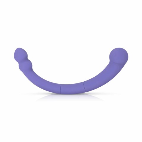 Good Vibes Only Leah dwustronny wibrator silikonowy fioletowy Good Vibes Only Leah dwustronny wibrator silikonowy fioletowy