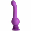 IN Stymulator Silikonowy Shaking Purple z Funkcją Rotacji i Tłoczenia