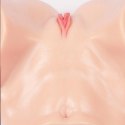 Kokos Adel Onahole - anatomiczny model intymny TPE, naturalny kolor