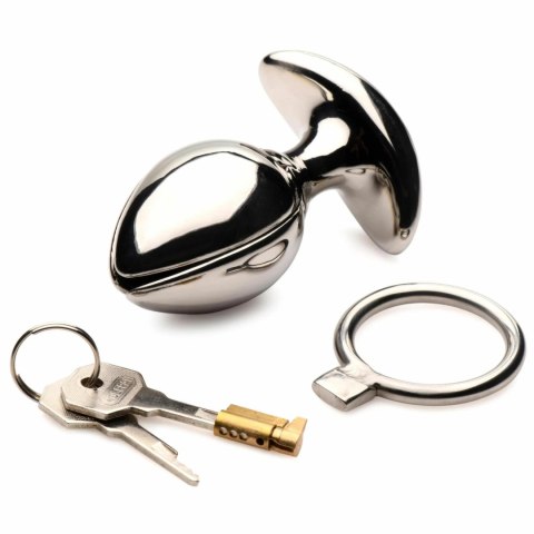 Master Series Vault Expander stalowy z systemem blokady, srebrny Master Series Vault Expander stalowy z systemem blokady, srebrny