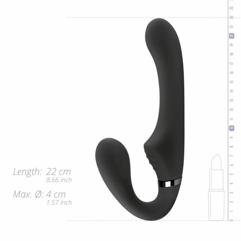 NO-PARTS Avery Strapless Vibrator z Pilotem 22 cm Silikonowy NO-PARTS Avery Strapless Vibrator z Pilotem 22 cm Silikonowy