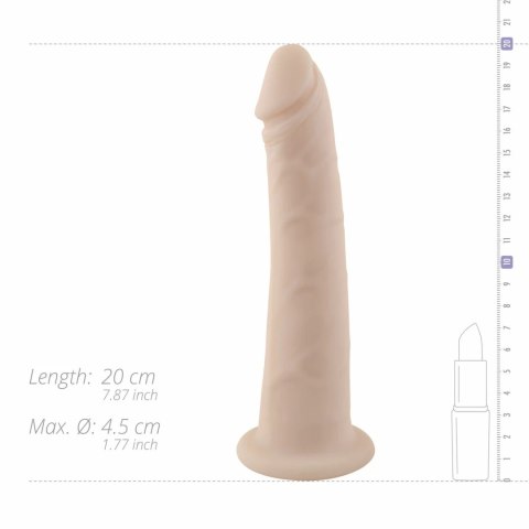 NO-PARTS Rowan 20 cm - silikonowy model intymny z przyssawką NO-PARTS Rowan 20 cm - silikonowy model intymny z przyssawką