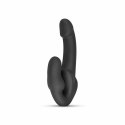 No-Parts Morgan bezpaskowy model intymny 22 cm czarny silikonowy