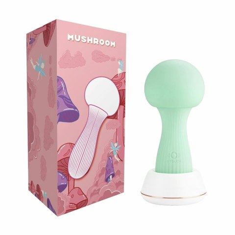OTOUCH Mushroom Wand – Silikonowy Model Relaksacyjny z Wibracjami, Podświetleniem LED i Stacją Ładowania (Teal) OTOUCH Mushroom Wand – Silikonowy Model Relaksacyjny z Wibracjami, Podświetleniem LED i Stacją Ładowania (Teal)