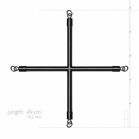 Ouch! Hog Tie Cross Bar Black - System ograniczający z mankietami regulowanymi Ouch! Hog Tie Cross Bar Black - System ograniczający z mankietami regulowanymi
