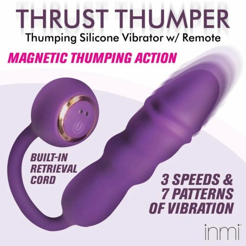 XR Brands Thru Thumper silikonowy model z funkcją ruchu i pilotem XR Brands Thru Thumper silikonowy model z funkcją ruchu i pilotem