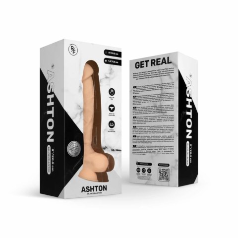Real Fantasy Deluxe Ashton model silikonowy Silexpan 21 cm z przyssawką Real Fantasy Deluxe Ashton model silikonowy Silexpan 21 cm z przyssawką